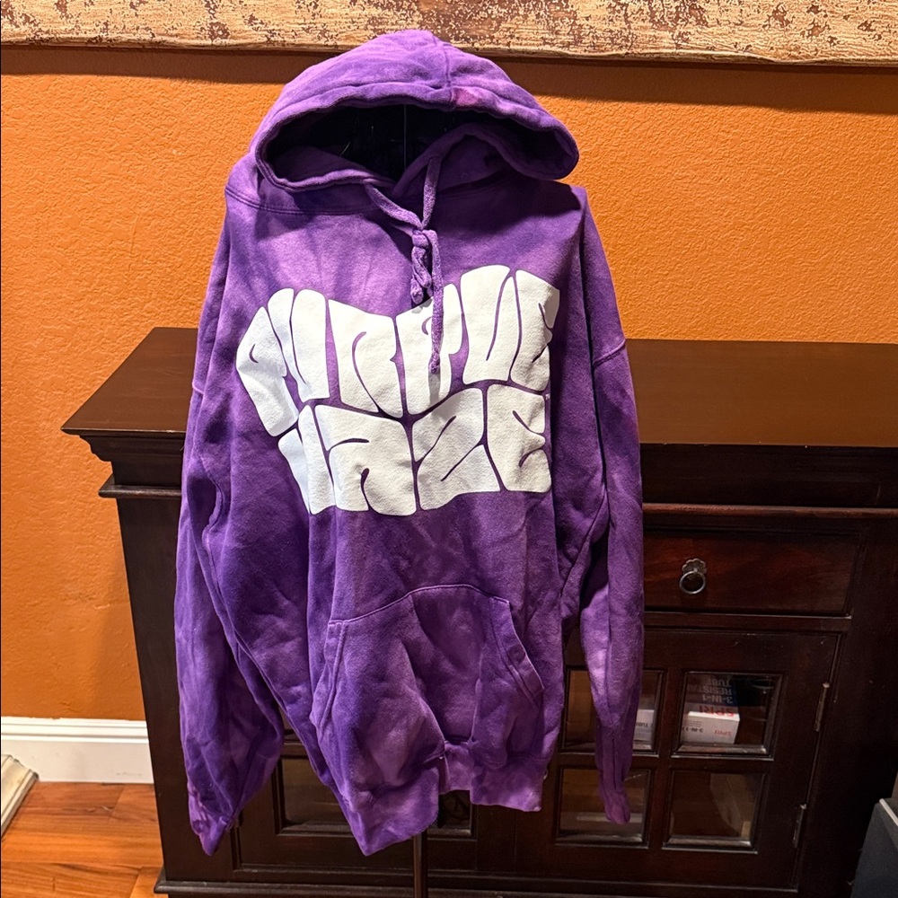 Purple Haze Jimi Hendrix Hoodie Large
